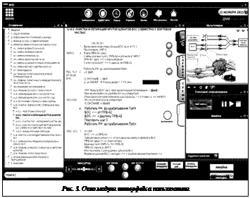 Подпись:  Рис. 3. Окно модуля интерфейса пользователя